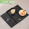 Sofa Arm Tray Anti-Slip Bamboo Sofa Tray Table for Couch,Couch Cup Holder