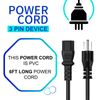 MDCGPower AC Power Cord Cable Compatible with EcoFlow River 2 Pro Portable Power Station