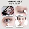 Eyeshadow Brushes, 12 Sponge Eyeshadow Brushes, Double-sided Eyeshadow Brushes, Double-Headed Eyeshadow Brushes, Disposable Eyeshadow Applicators