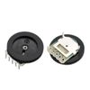 Uxcell B103 10K Ohm Wheel Potentiometer for Audio Stereo Volume Switch Control 16x2mm 2Pcs