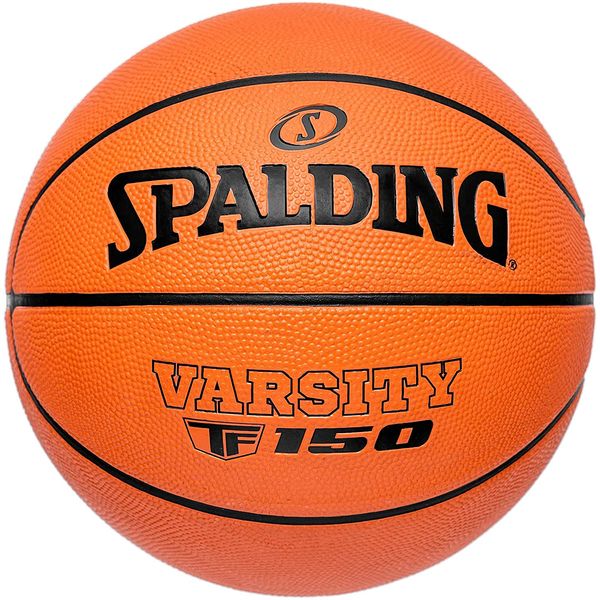 Spalding - Varsity TF-150 - Klassische Farbe - Basketballball - Größe 7 - Basketball - Zertifizierter Ball - Material: Gummi - Outdoor - rutschfest - Hervorragender Grip - Sehr widerstandsfähig