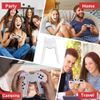 OFFCUP Charging Grip for Nintendo Switch NS/Switch OLED Joy Con, Efficient Charging Grip Controller Holder V-shaped Gaming Handle Controller Portable Holder for Joy Con Switch Controller (White)