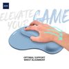 SOAR Wireless Mouse and Mouse Pad, Blue