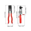 QWORK® CV Boot clamp Pliers Set, Hose clamp Pliers, Banding Tools kit Set