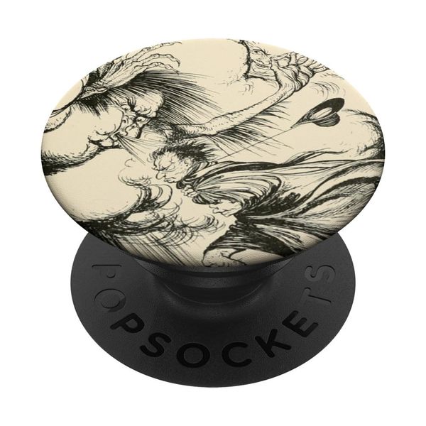The North Sun and The Wind - Aesop's Fables PopSockets Swappable PopGrip