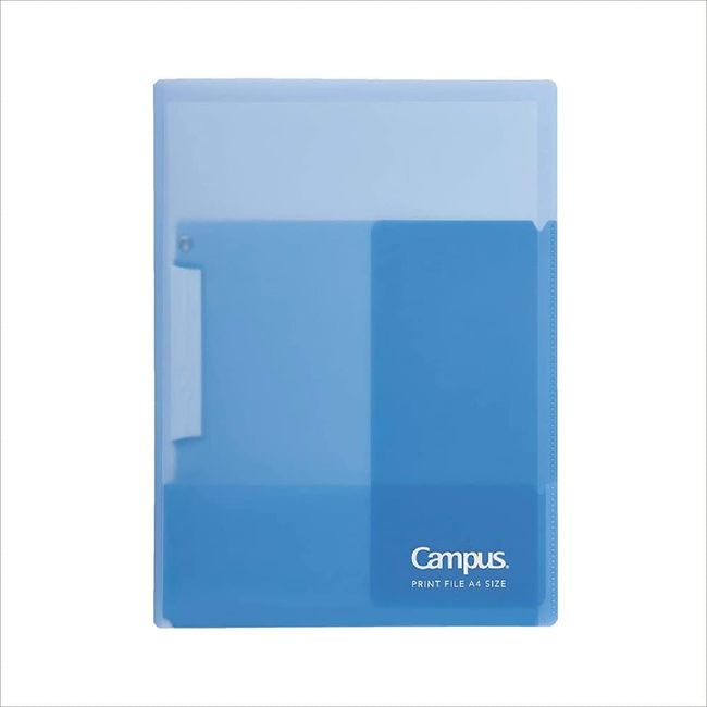 KOKUYO Campus Easy to Review Print File, Blue F-CE755B