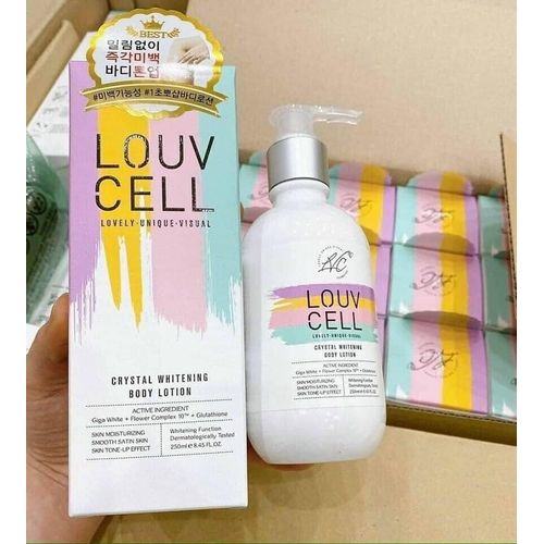 [LOUVCELL] Crystal Whitening Body Lotion 250ml / Korea Cosmetic