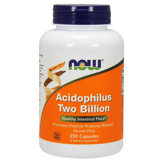 NOW Foods Acidophilus Two Billion, 250 Veg Capsules