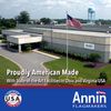 Annin Flagmakers Model 2300 American Flag All-Weather Nylon SolarGuard Nyl-Glo, 6 x 10 Feet