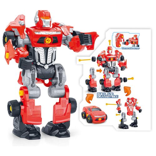 PowerTRC 3-in-1 Take Apart Robot Toy – STEM Learning Construction Set with Power Drill for Kids, Educational Building Toys for Boys and Girls, Ages 3 and Up