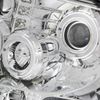 CHROME AMBER HALO PROJECTOR HEADLIGHT+6000
