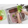 Kitchen Sink Mat, PP Plastic Large Sink Protector Mat Practical Drainer Mat Regular Dish Draining Mat Non-Slip Mat, Green