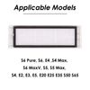 (12 Stück) HEPA-Filter kompatibel mit Roborock S6 Pure S6 E4 S4 Max S6 MaxV S5 S5 Max S4 E2 E3 E5 E20 E25 E35 S50 S65