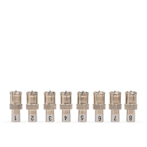 Jonard Tools CM-FC/8 F Connector Coax Cable Identifiers for CM-100, Pack of 8 - Numbered Port Mapping Kit for Coax Cables, Network & Telecom Use