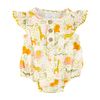 Mud-Pie Baby Girl Jungle Print Bubble, Multi, 3-6M