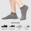wernies No Show Men Socks, Low Cut Ankle Sock, Men Short Socks Casual Cotton Socks Size 11-13