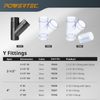 Powertec 4-Inch Y-fitting Dust Collection Hose Connector - 1 Pack (701