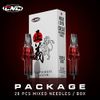 Tattoo Cartridges Needles 20pcs #12 Standard Round Magnum Assorted Tattoo Needle Mixed Cartridge for Tattooing 7RM 9RM 11RM 13RM EN04-20KIT-O