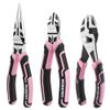 WORKPRO 3PCS Plier Set Needle Nose Plier Diagonal Cutting Plier Slip Joint Plier