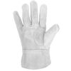 ACE AG465 Cow Split Leather Gloves, Outer Seam, Grade A, L Size