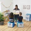ECR4Kids SoftZone Children's Cozy Cubes, Flexible Seating, Contemporary, 4-Pack