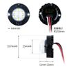 Jet Inoue 534794 Round Mini Strobe, 12/24 V, White