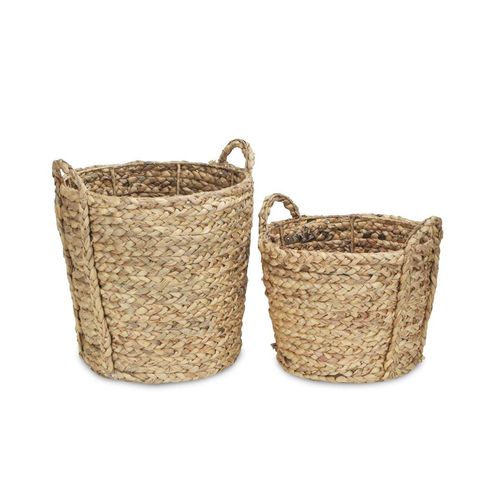 Cheung's 5468-2 Tapered Water Hyacinth Basket - Set of 2