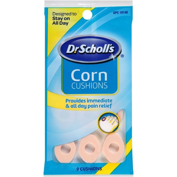 Dr. Scholl's Corn Cushions Immediate & All Day Pain Relief Soft Self Stick 9 ct