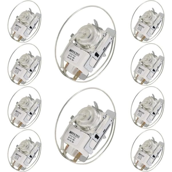 WR9X355 Temperature Control Thermostat for GE Refrigerator 10-PACK.