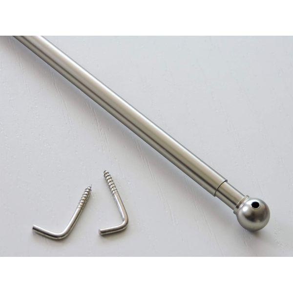 Rod Diameter 7 Extendible 30 - 50 cm Nickel-Plated Brass