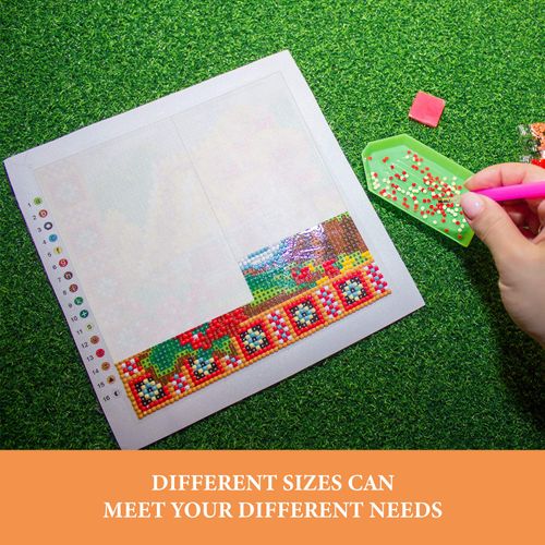 Patelai Diamond Painting Release Paper 16 x 12 cm and 15 x 10 cm Diamond Art Paper Covering Double-Sided Non-Stick Replacement Cover Sheets Painting Accessories and Tool for Adult Kid(100 Pieces)