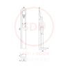 Dart Traditional Flush Bolt (8 Inch) - Polished Chrome