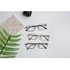 Eyekepper 3-pack Readers Rectangular Spring Temple Large Metal Reading Glasses Men