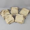 DRAWSTRING POUCH 100 Count 4.75" x 4.75" Medium Fabric Bag for Gifts, Party & We