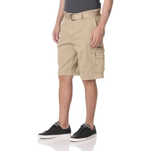 Unionbay Men's Survivor Belted Cargo Short, Desert, 38