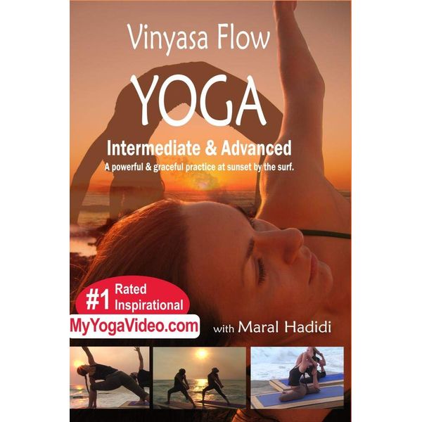 Vinyasa Flow Yoga, Grace, Power, Surf, and Sunset, Intermediate & Advanced, a ***Practice DVD***