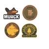 Camp Camp Woven Embroidered Iron Backing Patch (Camp Camp Set)