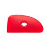 Mudtools Polymer Rib Red Size 4 Very Soft - Triple Radius - Ceramics, Pottery, Clay - R4