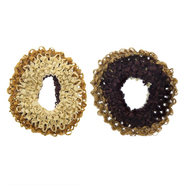 Zac's Alter Ego Set of 2 Small Crochet Hair Scrunchies - Variety of Colours