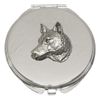 Wolf Head Compact Mirror Handbag Gift With Free Engraving 400