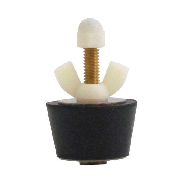 Rubber Plug with Valve for 1-1/2 Inch Pipe, with Blow Thru Valve