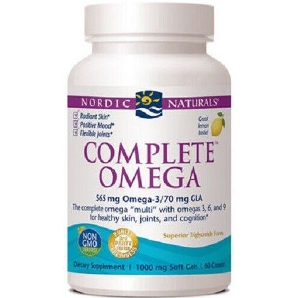 Nordic Naturals Complete Omega Soft Gels 60 with Omega's 3, 6 and 9