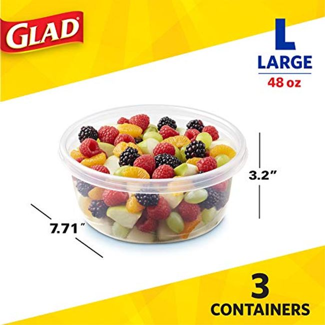 Glad Lunch Containers (6-Pack)