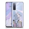 Head Case Designs Eyebrow Quote Makeup Obsession Soft Gel Case Compatible With Huawei Nova 7 5G