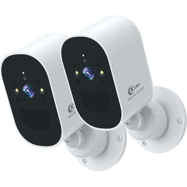 2PK Wireless Battery Camera 1080P Outdoor WiFi Security Camera System Smart Home