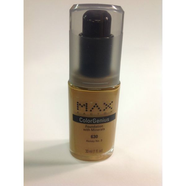 Max Factor ColorGenius with Minerals Foundation # 630 Honey No.3 New