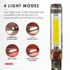 NEBO NEB-WLT-0001 Flashlight & Work Light Storm Gray 2-in-1 LED