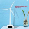 Windmill Solar Model Toy for Children Science Teaching Tool Desktop Decoration