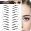 2 Sheets Natural Eyebrow Tattoos Stickers Waterproof Hair Like Instant Peel Off Eyebrow Transfers Stickers Grooming Shaping Fake Eyebrow Sticker