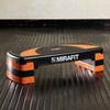 Mirafit 3 Level Aerobic Exercise Stepper Platform - Black/Orange